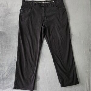 Smith's Workwear Jeans Mens Size 42x32 Black Denim Buffalo Relaxed Work